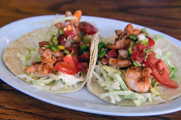 Shrimp Tacos.
