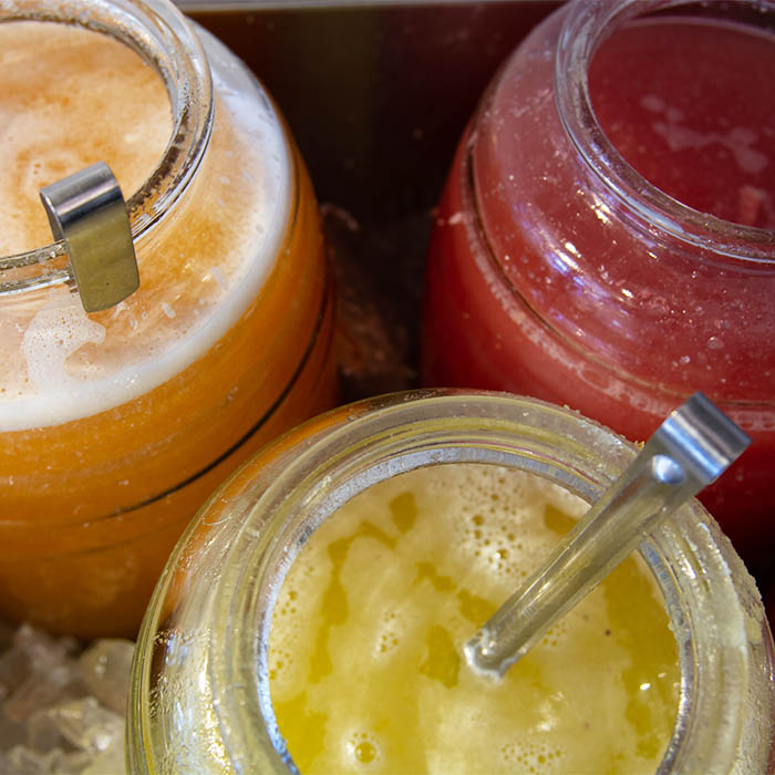 We make fresh traditional Mexican juices daily
